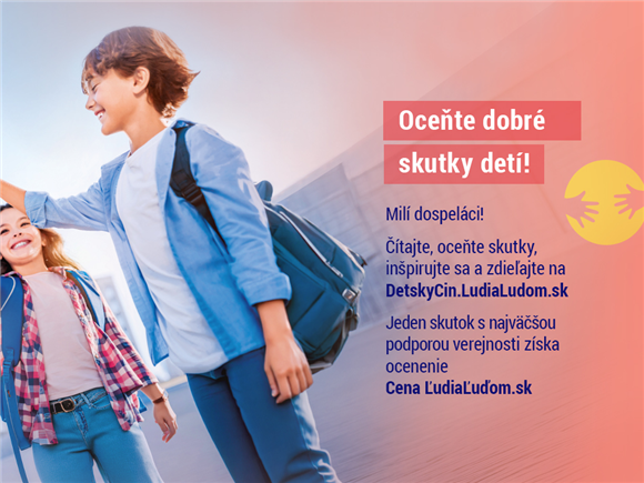 Detský čin roka 2026 - ďakujeme